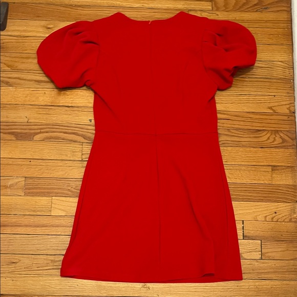 Charley Chic Red Puff Sleeve Mini Dress - Picture 7 of 8